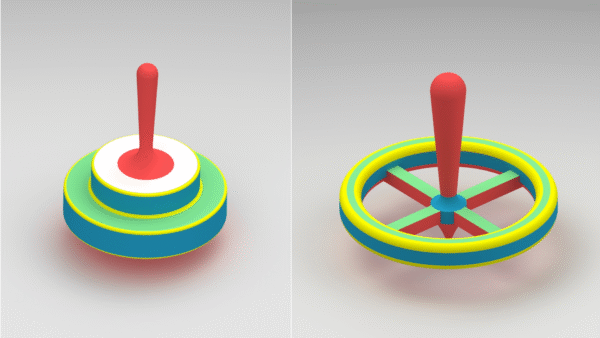 3d Printable Spinning Top